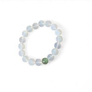 Opalite Gemstone Beaded Elasticated Bracelet